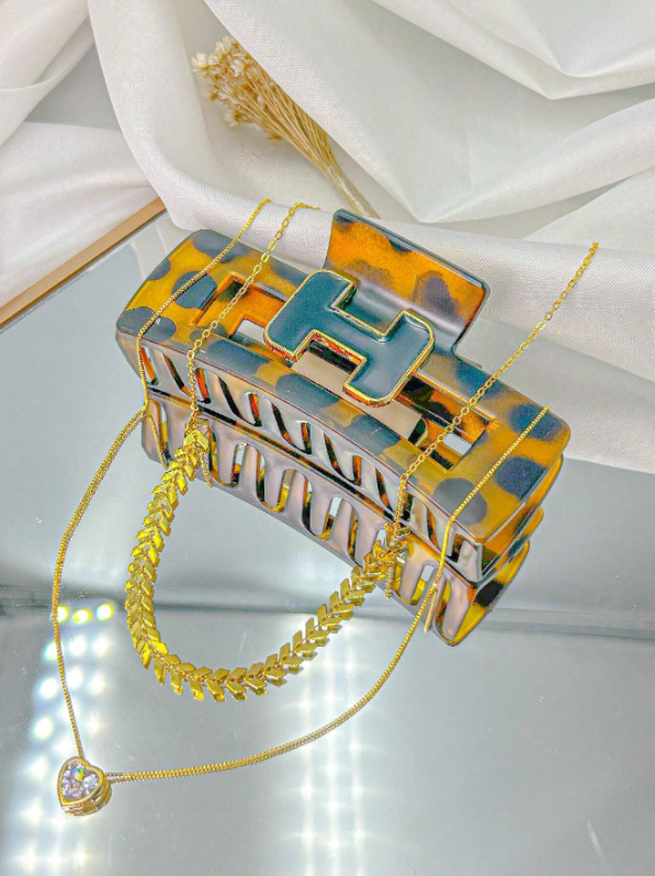 Colar Escama de peixe + Colar Ponto de Luz Banhado a Prata/Ouro 18K