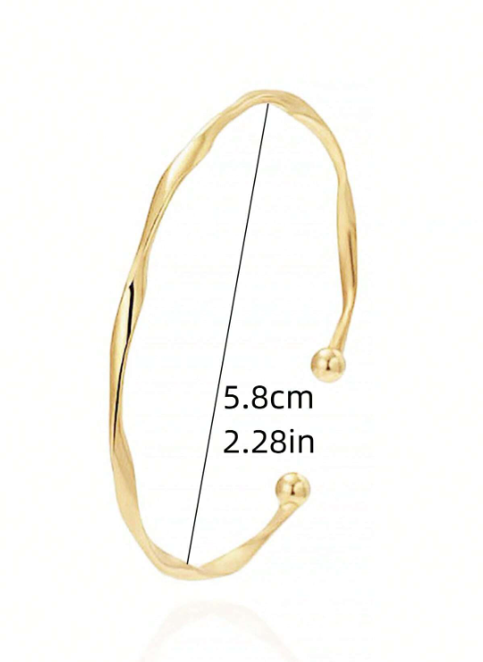 Pulseira Minimalista Fita de Mobius Torcida