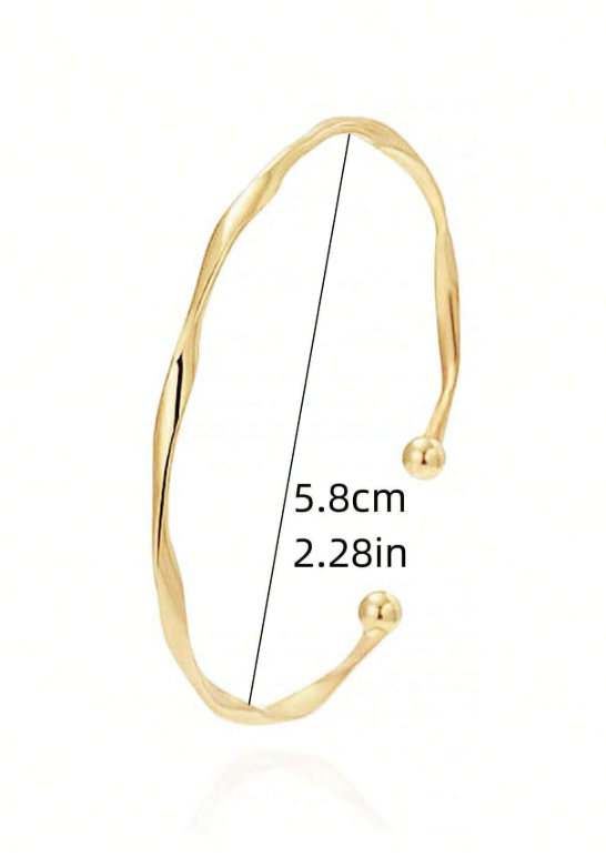 Pulseira Minimalista Fita de Mobius Torcida