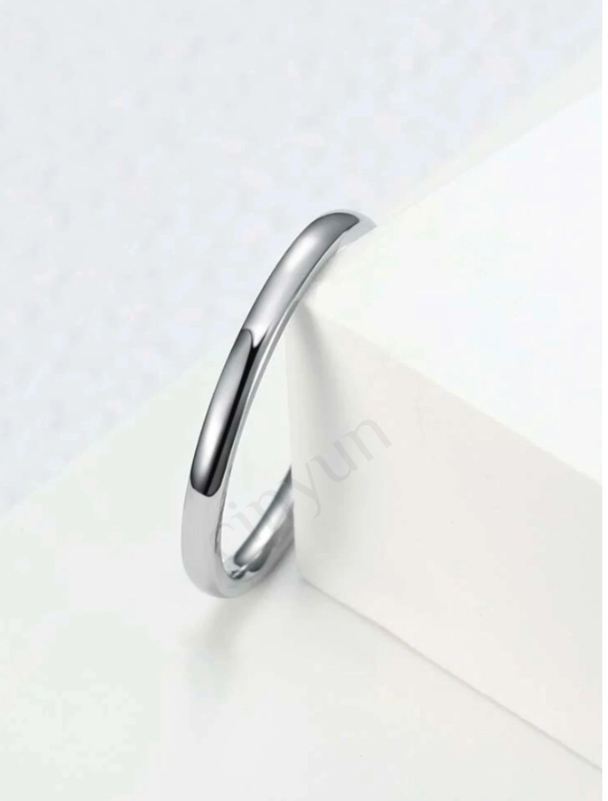 Aliança de Compromisso 2mm em Aço Inox