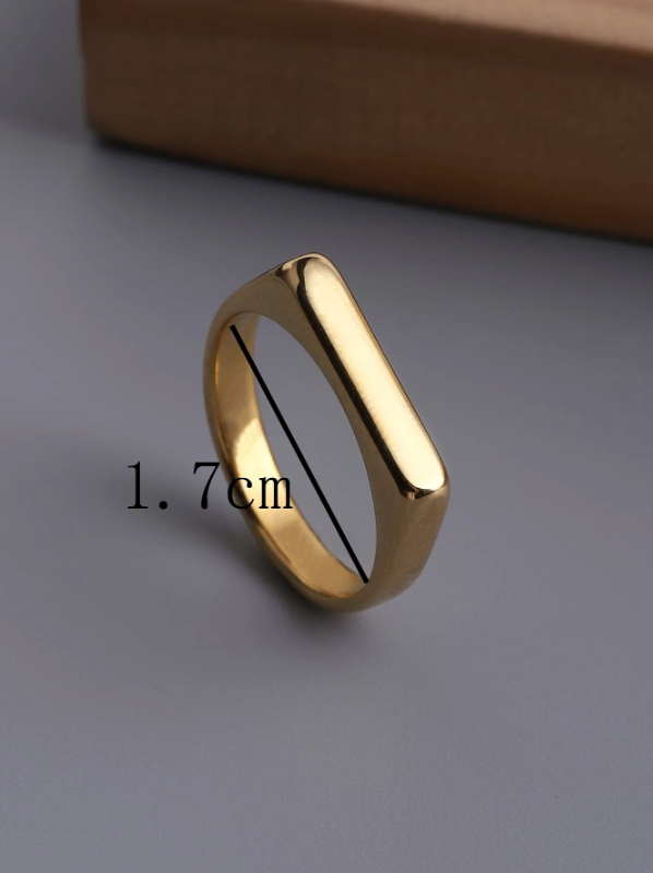 Anel Minimalista em Aço Inoxidável