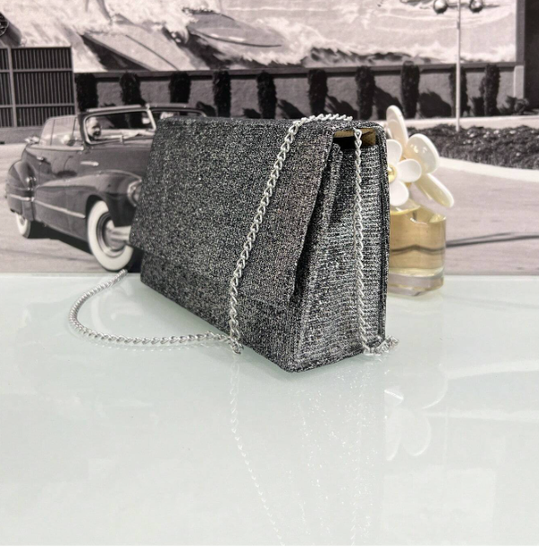 Bolsa Strass Perolada