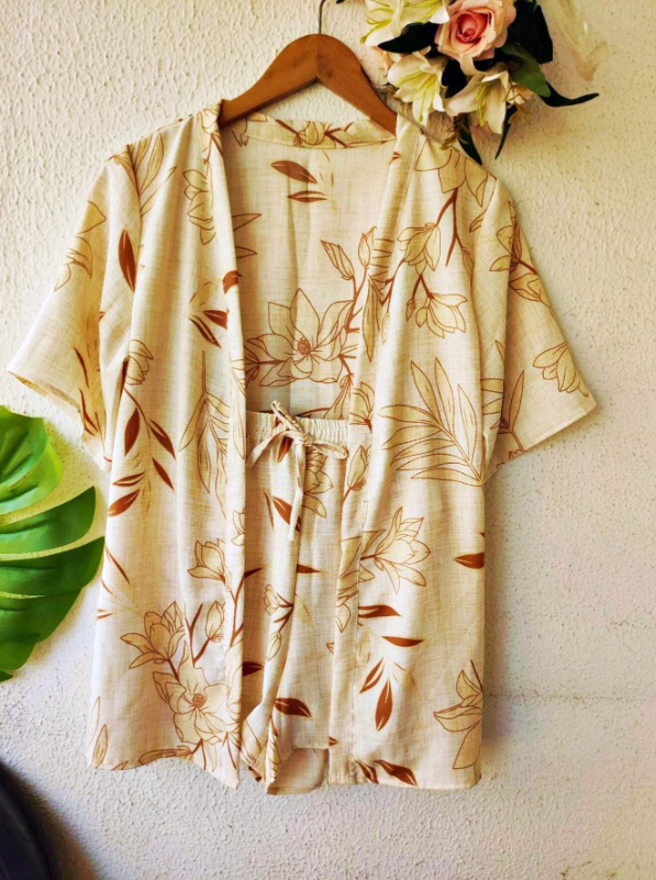 Conjunto Estampado Tropical