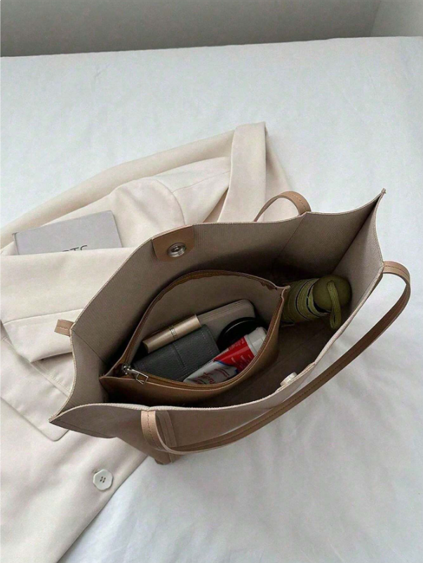 Conjunto Bolsa/Sacola e Necessaire Tote Minimalista