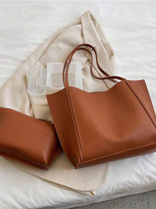 Conjunto Bolsa/Sacola e Necessaire Tote Minimalista