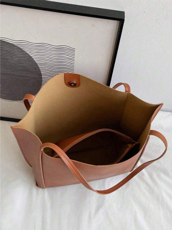 Conjunto Bolsa/Sacola e Necessaire Tote Minimalista