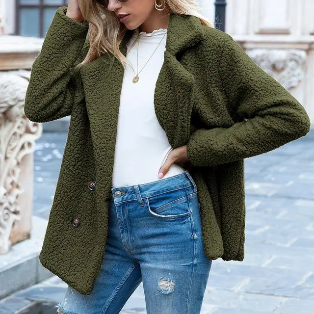 Velour Elegance Coat - Montzel Collection