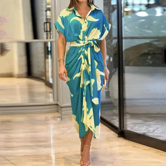 L'Artiste Pleated Maxi Dress - Montzel Collection