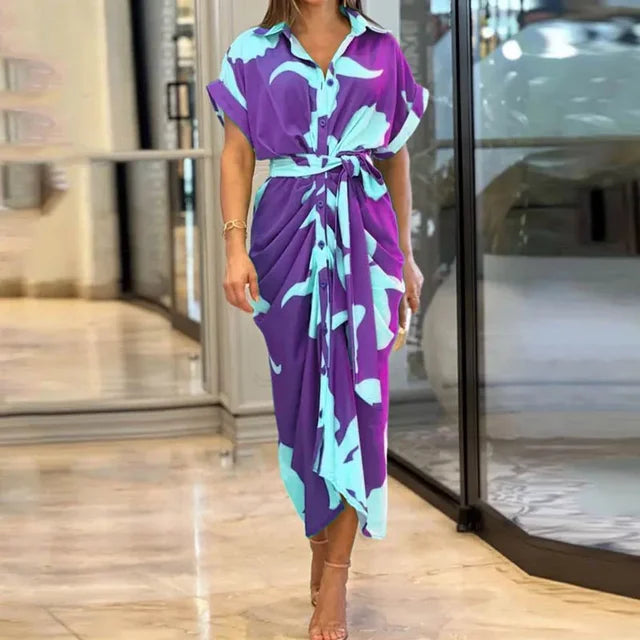 L'Artiste Pleated Maxi Dress - Montzel Collection