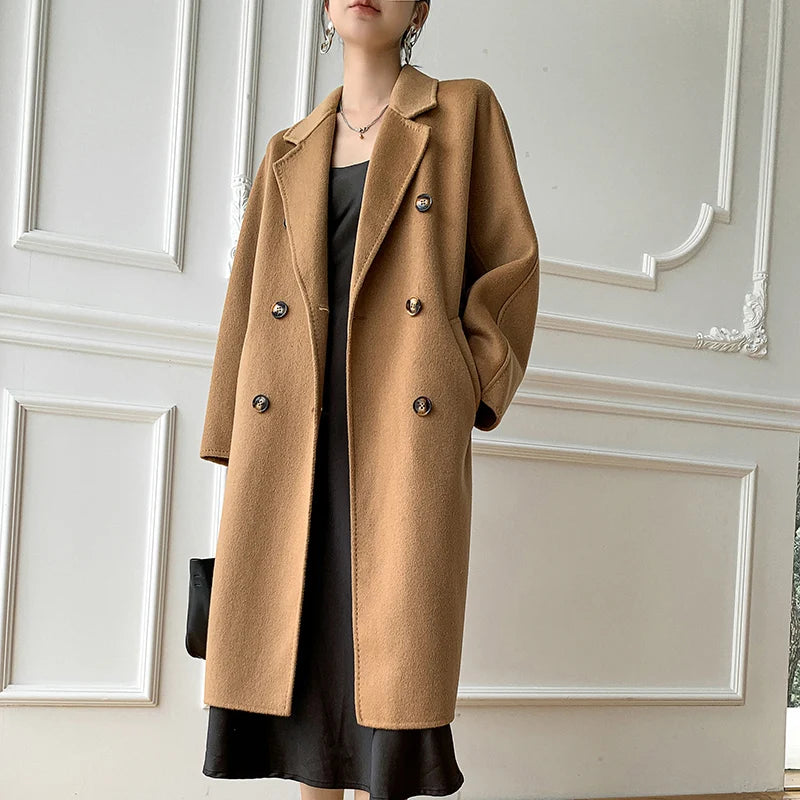 Sobretudo feminino outono e inverno - Montzel Collection