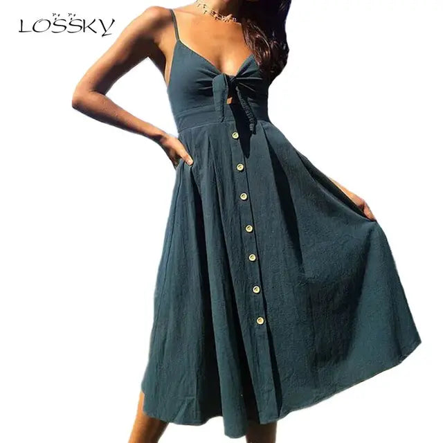 Polka Dots Allure Dress - Montzel Collection