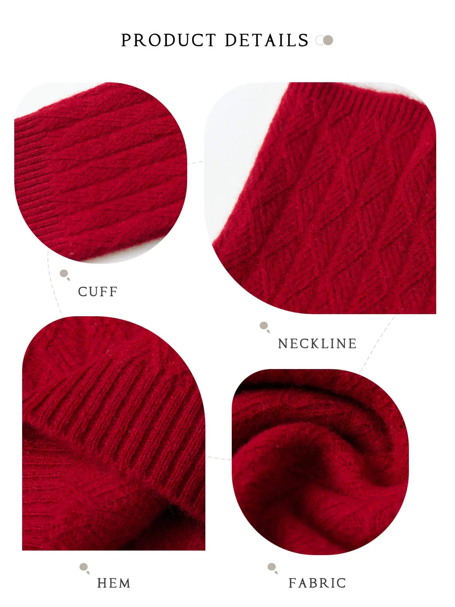 Blusa de lã gola alta para o inverno - Montzel Collection