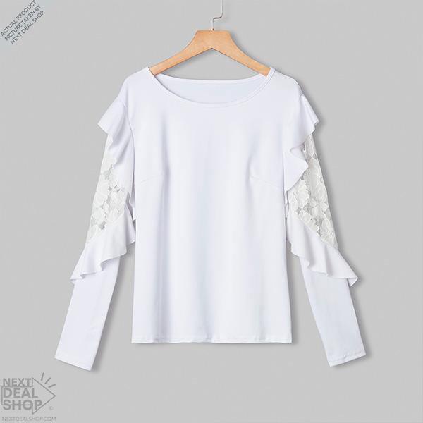Blusa Feminina Babados Floral - Montzel Collection