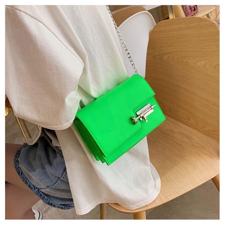 Penny Lane - Bolsa Couro Neon Pequena Tiracolo - Montzel Collection