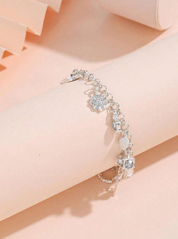 Pulseira De Prata Esterlina