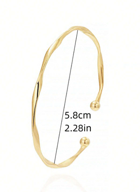 Pulseira Minimalista Fita de Mobius Torcida