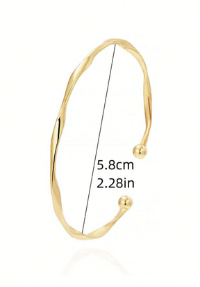 Pulseira Minimalista Fita de Mobius Torcida