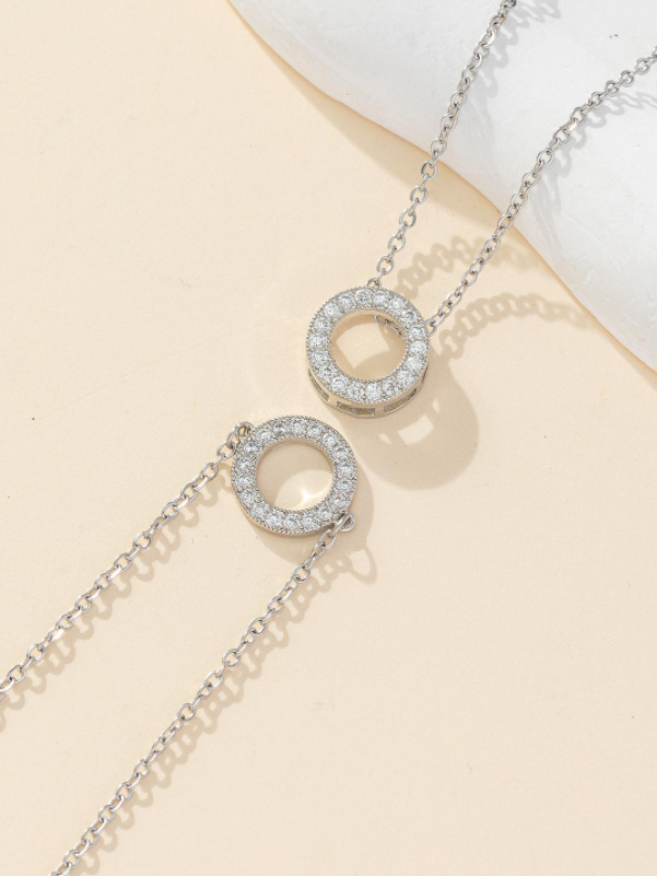 Conjunto Pingente e Pulseira de Cobre Micro Embutidos