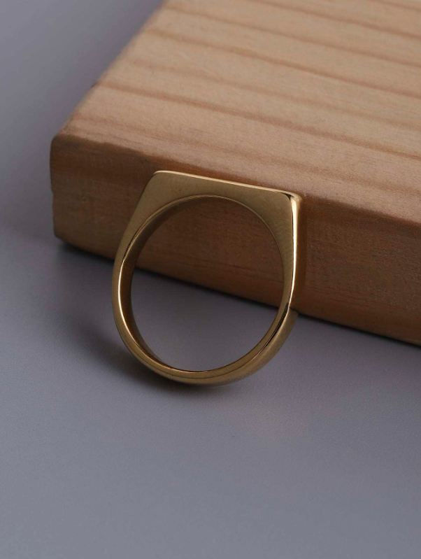 Anel Minimalista em Aço Inoxidável