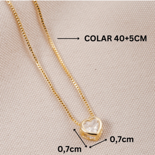 Colar Veneziana banhado a Ouro 18K