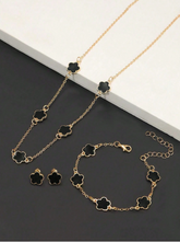 Conjunto 3 Peças Flor de Cinco Pétalas