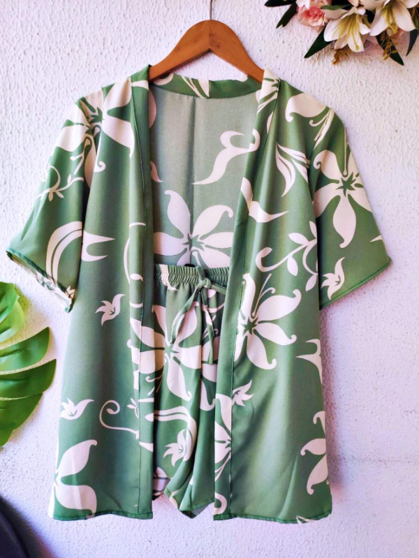 Conjunto Estampado Tropical