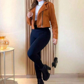 Jaqueta Suede