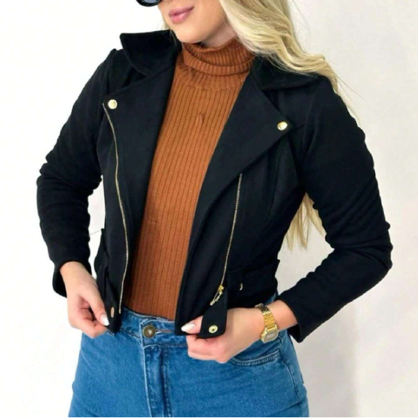 Jaqueta Suede