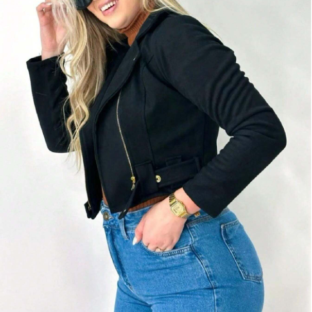 Jaqueta Suede