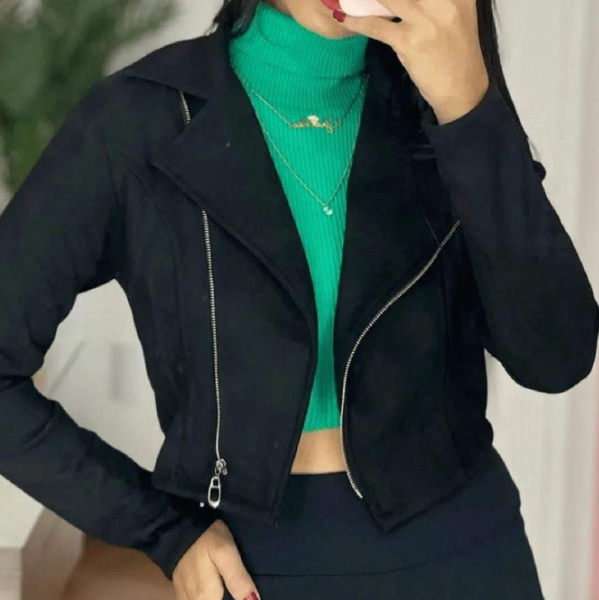 Jaqueta Suede