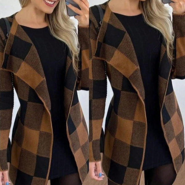 Casaco Kimono Xadrez