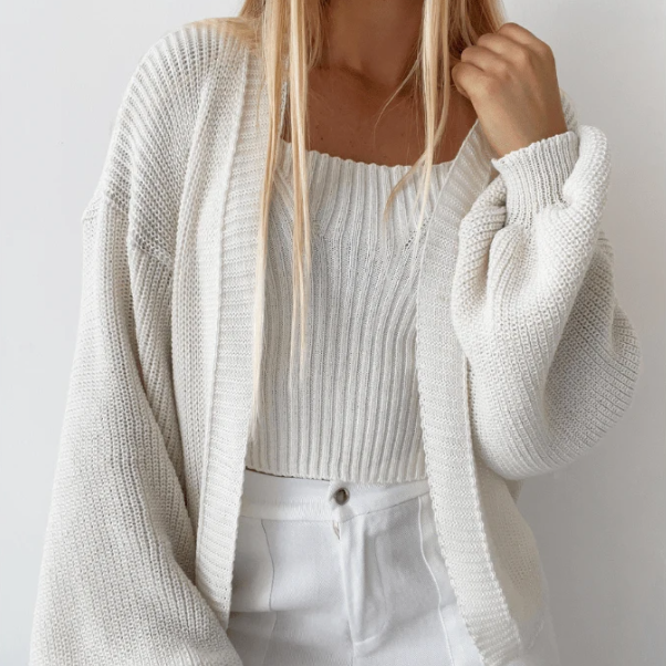 Cardigan Tricô