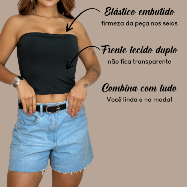 Conjunto 2 croppeds Modeladores e Tomara que caia