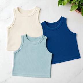 Conjunto 3 Croppeds Regata