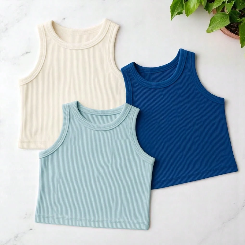 Conjunto 3 Croppeds Regata