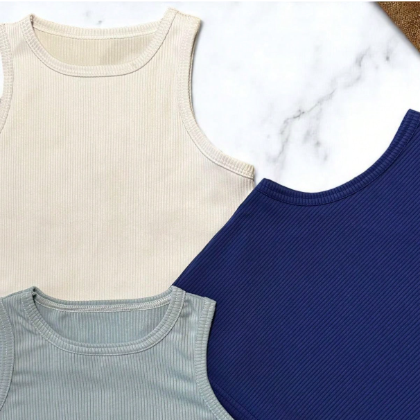 Conjunto 3 Croppeds Regata