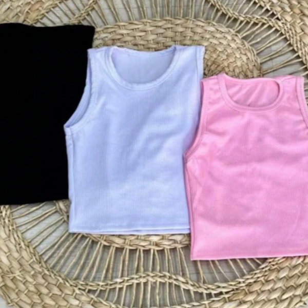 Conjunto 3 Croppeds Regata