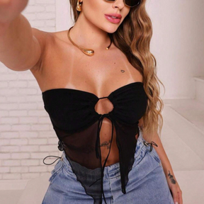 Cropped Tomara que Caia Midnight