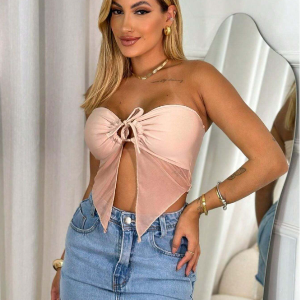 Cropped Tomara que Caia Midnight