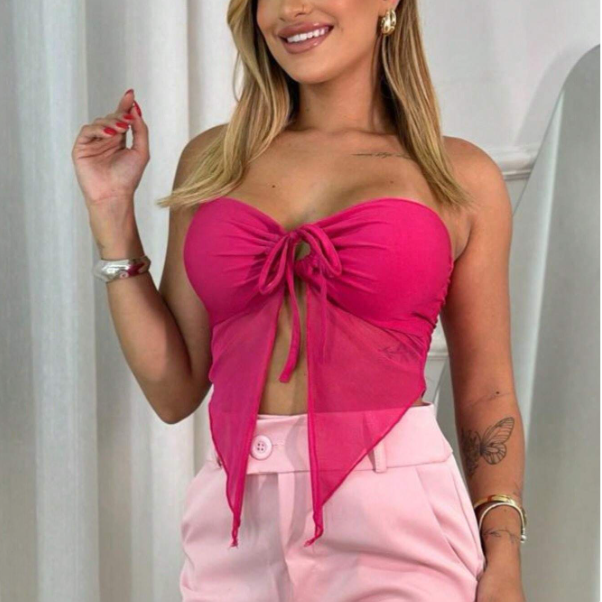 Cropped Tomara que Caia Midnight