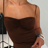 Cropped Café Halterneck