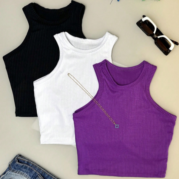 Conjunto 3 Croppeds Nadador Regata