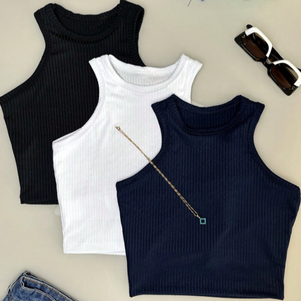 Conjunto 3 Croppeds Nadador Regata