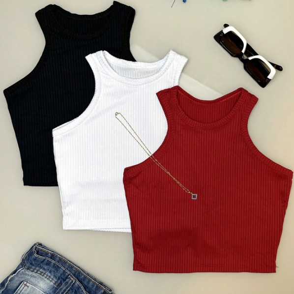 Conjunto 3 Croppeds Nadador Regata