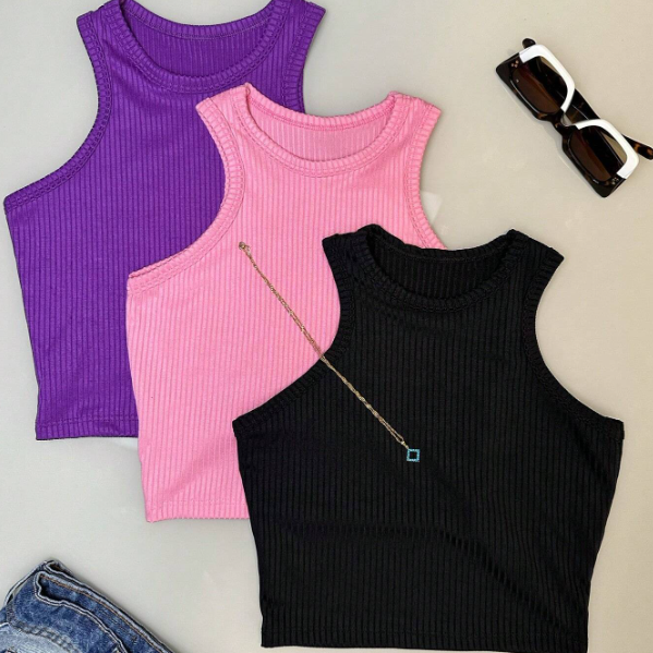 Conjunto 3 Croppeds Nadador Regata