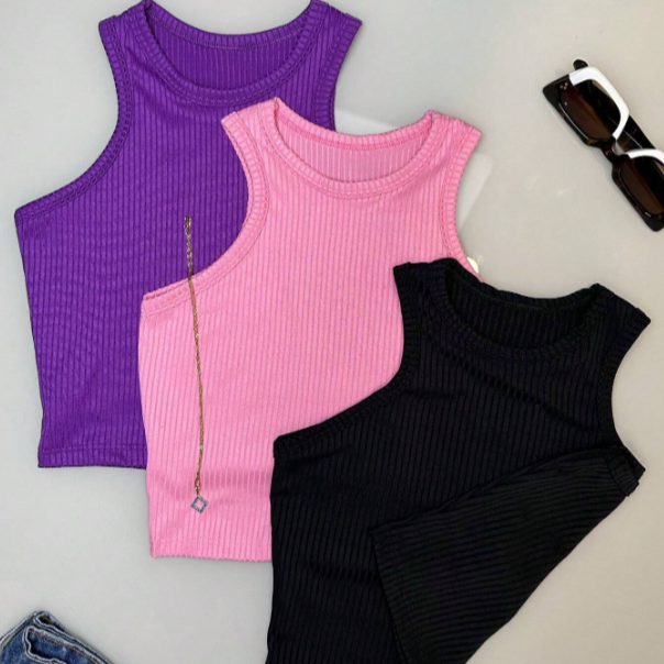 Conjunto 3 Croppeds Nadador Regata
