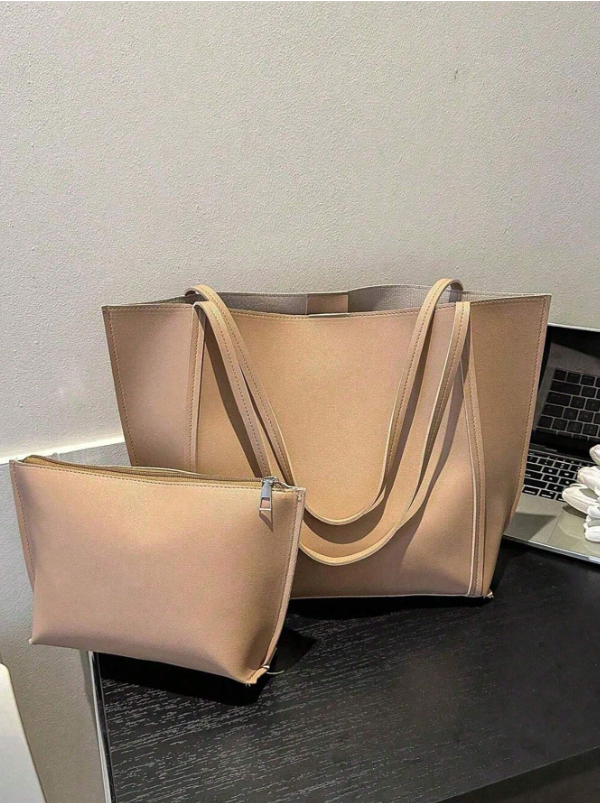 Conjunto Bolsa/Sacola e Necessaire Tote Minimalista