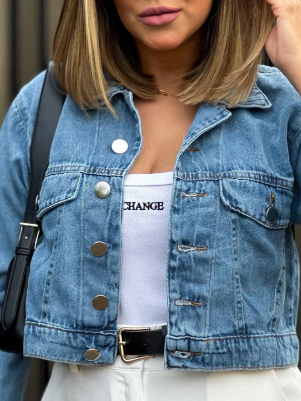 Jaqueta Jeans Clássica