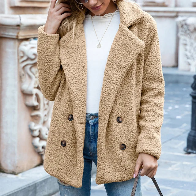 Velour Elegance Coat - Montzel Collection 