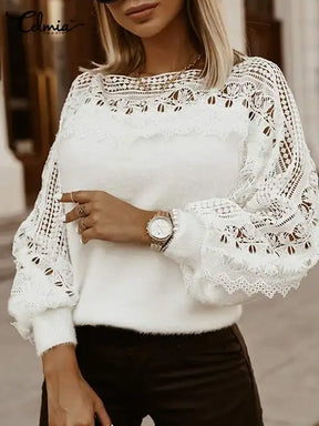 Celmia Lux Plush Lantern Pullover - Montzel Collection 